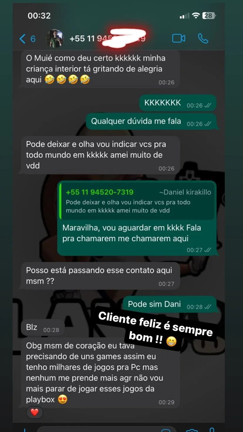 Testemunho de clientes | Playbox