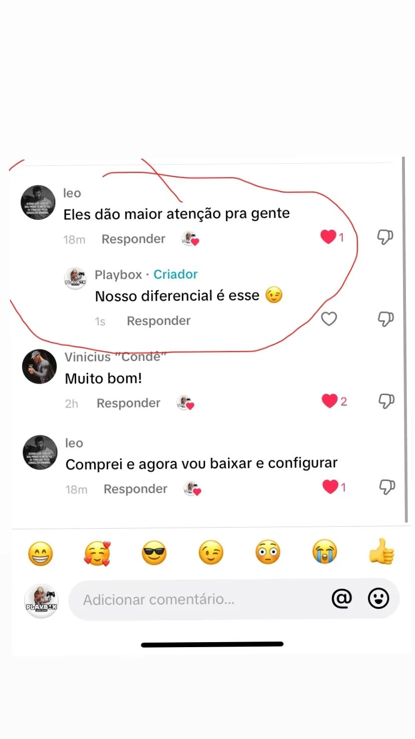 Testemunho de clientes | Playbox